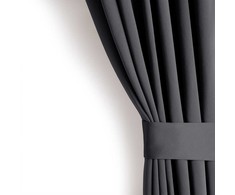 Užuolaida AH BLACKOUT PLEAT CHARCOAL 140X175 1PC