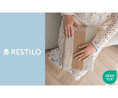 Užuolaida su klostėmis cappuccino spalvos viskozės audinio