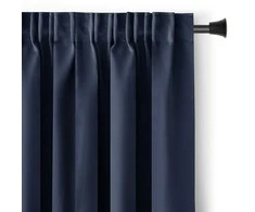 Curtain BLACKOUT color indigo style classic tape blackout 140x270 AmeliaHome