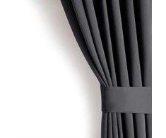Užuolaida AH BLACKOUT PLEAT CHARCOAL 140X175 1PC