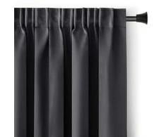 CLASSIC Užuolaida BLACKOUT grafito spalvos klasikinė juostinė temdanti juosta 140x245 AmeliaHome