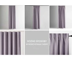 Pink Rožinė Užuolaida AH BLACKOUT PLEAT Rožinis 140X175 1PC