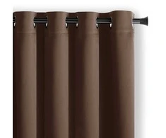 Curtain BLACKOUT color ruda style classic sidabrinis eyelets blackout 140x245 AmeliaHome