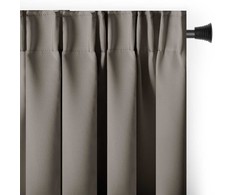 Smėlio spalvos užuolaida su kilpomis Blackout AmeliaHome 200 × 300 cm