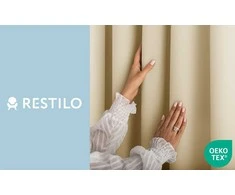 Užuolaida smėlio spalvos su klostėmis