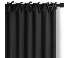 Užuolaida RES OXFORD CARLI TAB Juodas 140X250 1PC