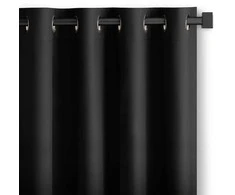 Užuolaida RES OXFORD CARLI EYELETS Juodas 140X250 1PC