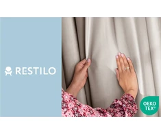 Smėlio spalvos aksominė užuolaida su kilpomis AmeliaHome 140 × 280 cm