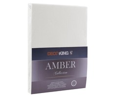 DecoKing Paklodė su guma 80-90x200+30 PEARLOYSTER