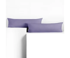 DecoKing Pagalvių užvalkalai 40×200 cm, levandų spalvos