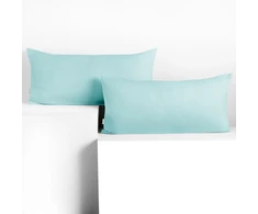 DecoKing Pagalvės užvalkalas 40x80 2 vnt FROZENBLUE