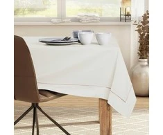 DecoKing Staltiesė 140×200 cm kreminės spalvos DK PURE