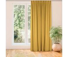 Homede Užuolaida 220×270 cm garstyčių spalvos BRAID FLEX CARMENA