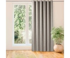 Homede Užuolaidos su akėčiomis 140×300 kapučino iš chenilio