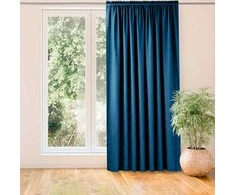 Homede Užuolaida iš chenille 220×175 indigo