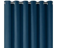 Homede Užuolaidos chenille tamsiai mėlynos 220×245 INDYGO