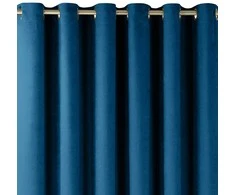 Homede Užuolaidos 220×225 cm iš šenilo indigo