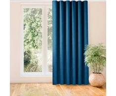 Homede Užuolaidos 220×245 indigo chenille
