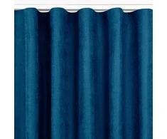 Homede Užuolaidos plisuotos 280×300 tamsiai mėlynos chenille