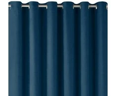 Homede Užuolaidos 280×270 cm iš čenilio indigo