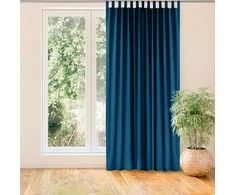 Homede Užuolaidos iš chenilės 280×245 indigo