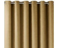 Homede Užuolaidos chenille 140×245 cm šviesiai ruda