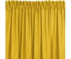 Homede Užuolaida chenille 220×300 garstyčių spalvos