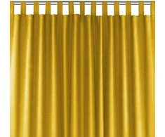 Homede Užuolaida 560×225 cm iš šenilo garstyčių spalvos