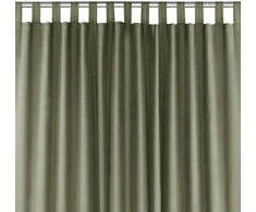 Homede Užuolaidos iš chenille 140×175 cm žalia
