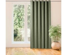 Homede Užuolaida 140×245 cm chenille žalia CURT HOM