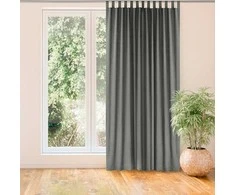 Homede Užuolaidos TAB 280×225 pilkos spalvos CHENILLE