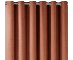 Homede Užuolaidos iš chenille imbiero spalvos 220×175 cm
