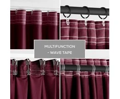 Užuolaida 140×270 cm bordo CURT