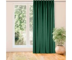 Homede Užuolaidos 530×270 cm, tamsiai žalia Velvet Flex