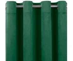 Homede Užuolaidos 135×300 tamsiai žalia Velvet