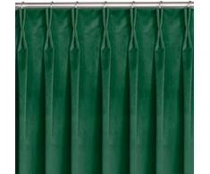 Homede Užuolaidos Velvet Flex 530 × 245 cm tamsiai žalia