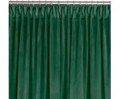 Homede Užuolaidos aksominės 200 × 300 cm, tamsiai žalia VELVET