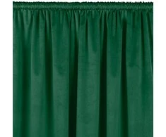 Homede Užuolaidos aksominės 135×175 cm tamsiai žalia