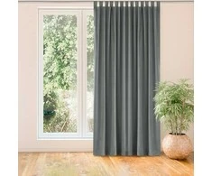 Homede Užuolaidos aksominio audinio 135×270 VELVET TAB