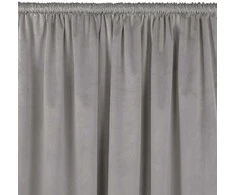 Homede Užuolaidos 400 × 225 cm, pilkos spalvos VELVET TUNNEL