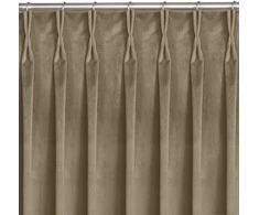 Homede Užuolaidos 135×225 cm smėlio spalvos VELVET FLEX