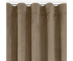 Homede Užuolaidos iš aksomo 200×300 smėlio spalvos