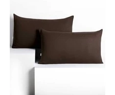 Užvalkalas dekoracyjna AMBER spalva tamsiai ruda styl klasyczny materiał jersey 50x60 DecoKing