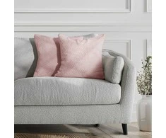 DecoKing Pagalvės užvalkalas 45×45 cm pudrinė rožinė HENRY