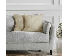 DecoKing Pagalvės užvalkalas 45×45 cm smėlio spalvos HENRY