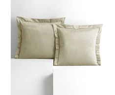Užvalkalas dekoracyjna VELVET spalva kreminė styl glamour velvet 45x45 ameliahome