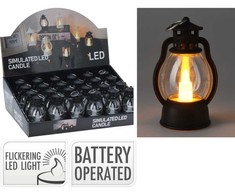 Affek Design Christmas Decoration ŽIBINTAS LED ALYVINĖ LEMPUTĖ 9 CM ARBATINĖ ŽVAKĖ
