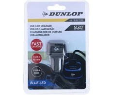 Dunlop Automobilinė įkroviklis su USB A ir C