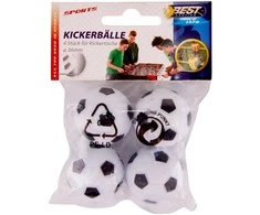 Best Sporting Stalo futbolo kamuoliukų rinkinys, 36 mm, 4 vnt.
