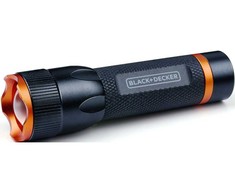Black &amp; Decker Juodas &amp; Decker LATARKA TAKTYCZNA aliumininės 1W 60LUMENÓW Juodas+ DECKER